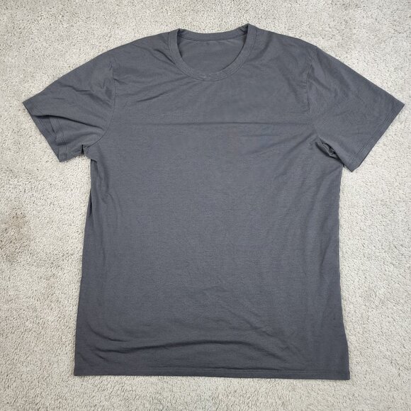 Lululemon Athletic T-Shirt size XL No size Tag Sleeve Athletic Training Tee grey - Picture 1 of 8